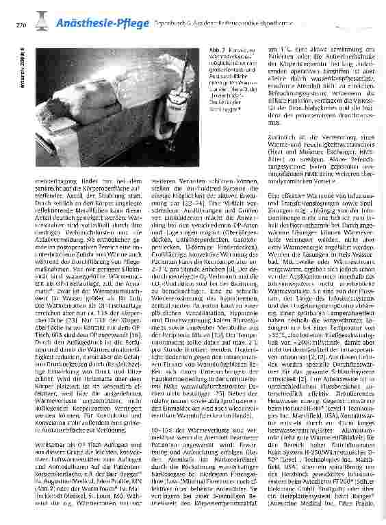 Vorschauseite 6: Akzidentelle perioperative Hypothermie: Ursachen, Prophylaxe und Therapie