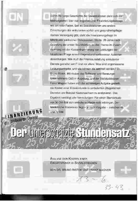 Vorschauseite 1: Der unterschätzte Stundensatz