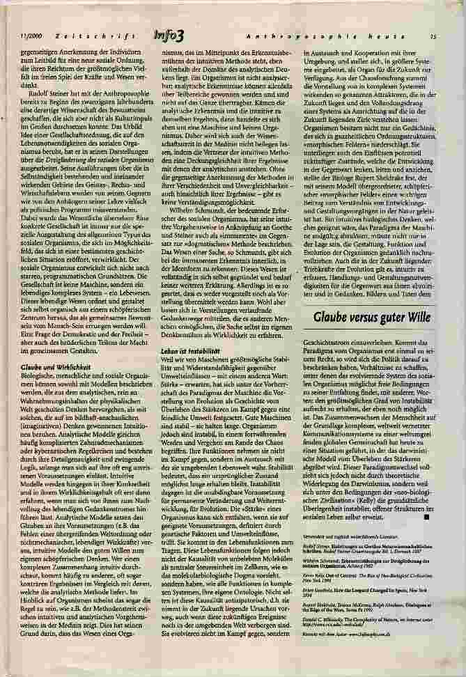 Vorschauseite 4: Über die Unteilbarkeit des Organismus