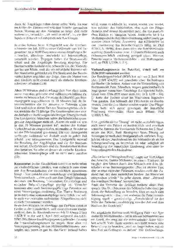 Vorschauseite 4: Aktuelles aus der Rechtsprechung