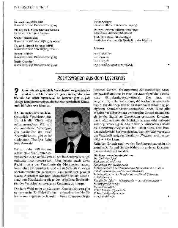 Vorschauseite 5: Gute Praxis Arzt und Klinikbewertungsportale1