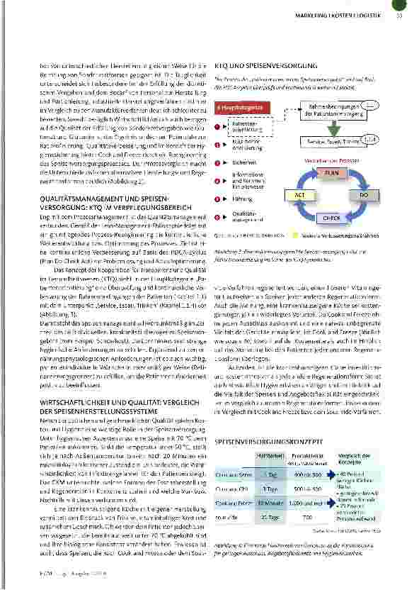 Vorschauseite 4: SPEISENVERSORGUNG IM GESUNDHEITSMARKTKosteneffizienz und Patientenzufriedenheit durch Cook and...?