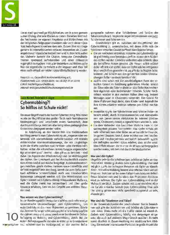 Vorschauseite 2: Perspektiven der Cesundheitsförderung im Web 2.0