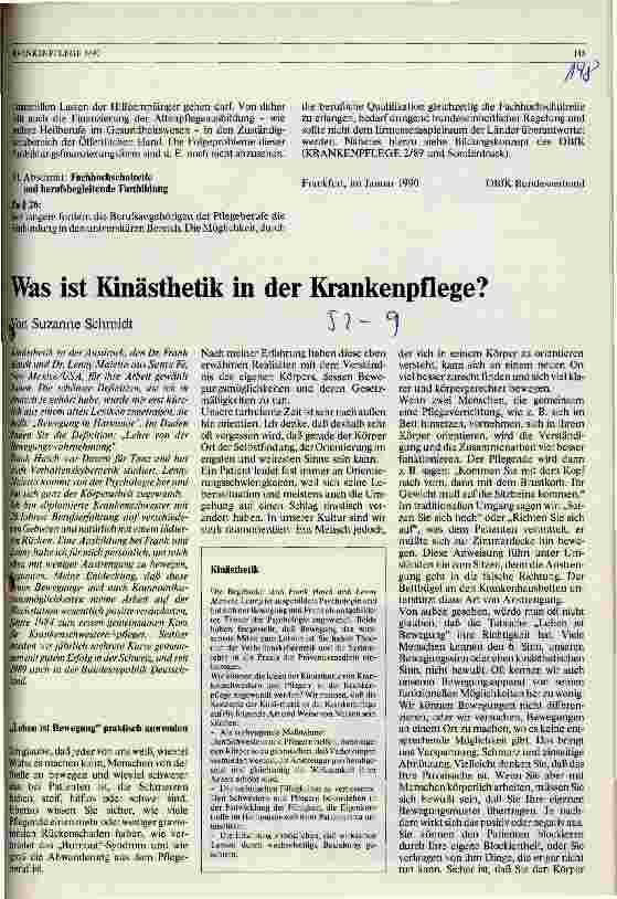 Vorschauseite 3: Stellungnahme des DBfK zum ersten Entwurf vom 4. 12. 89 des Gesetzes über die Berufe in der Altenpflege
