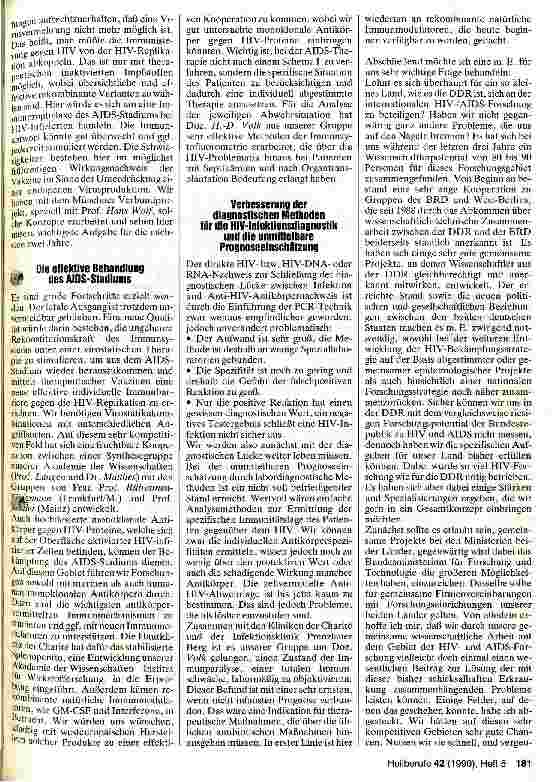 Vorschauseite 3: AIDS - Herausforderung für die medizinische Forschung