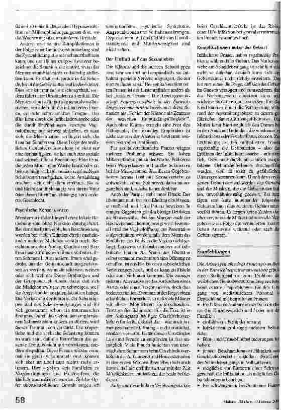 Vorschauseite 3: Fundamentale Menschenrechtsverletzung Die weibliche Genitalverstümmelung