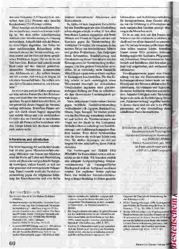 Vorschauseite 5: Fundamentale Menschenrechtsverletzung Die weibliche Genitalverstümmelung