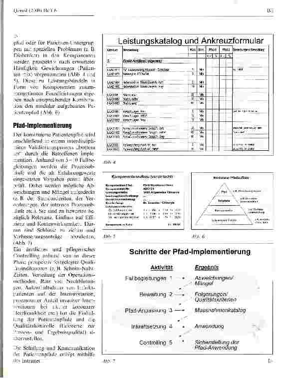 Vorschauseite 3: Behandlungspfade als Basis für TQM und Kostenermittlung