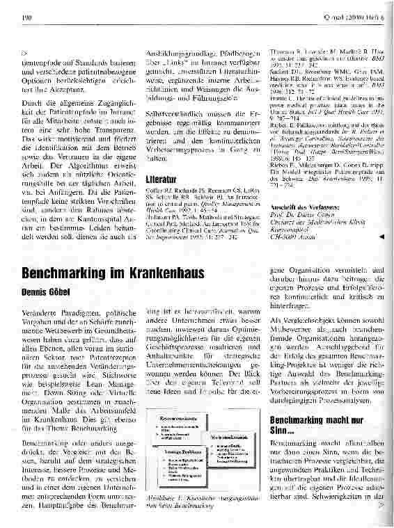Vorschauseite 6: Behandlungspfade als Basis für TQM und Kostenermittlung