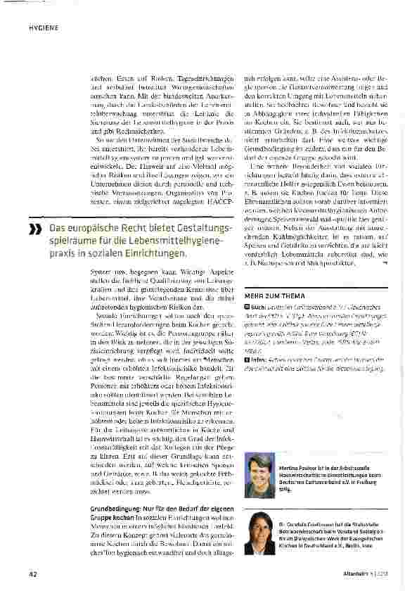 Vorschauseite 3: Die Branche bestimmt die fachlichen Standards