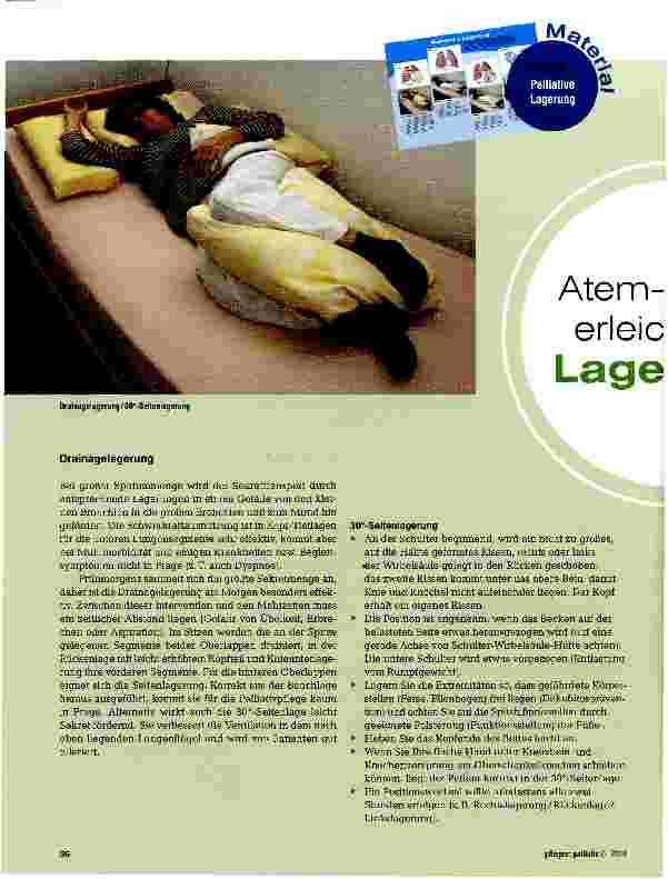 Vorschauseite 3: Atemerleichternde Lagerung