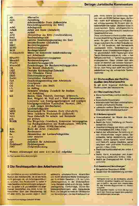 Vorschauseite 2: Das Arbeitsrecht des Krankenpflegepersonals