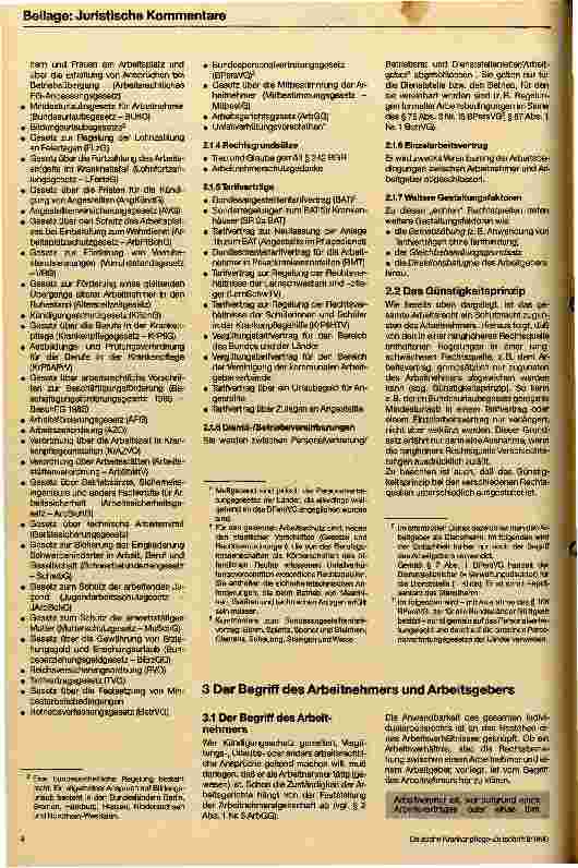 Vorschauseite 3: Das Arbeitsrecht des Krankenpflegepersonals