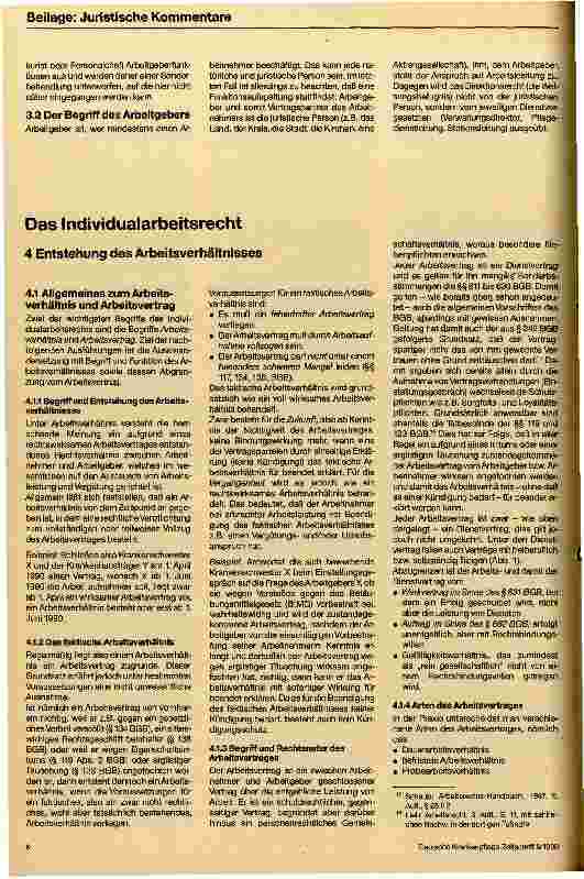 Vorschauseite 5: Das Arbeitsrecht des Krankenpflegepersonals
