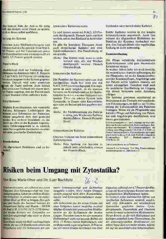Vorschauseite 3: Pflege und Umgang mit vollständig implantierbaren Kathetersystemen