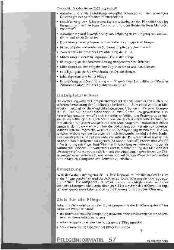 Vorschauseite 3: Grundschritte zur Einführung eines Krankenhausinformationssystems