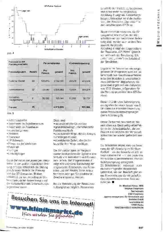Vorschauseite 4: Die optimale Variante finden Simulation als Planungsinstrument für Krankenhäuser