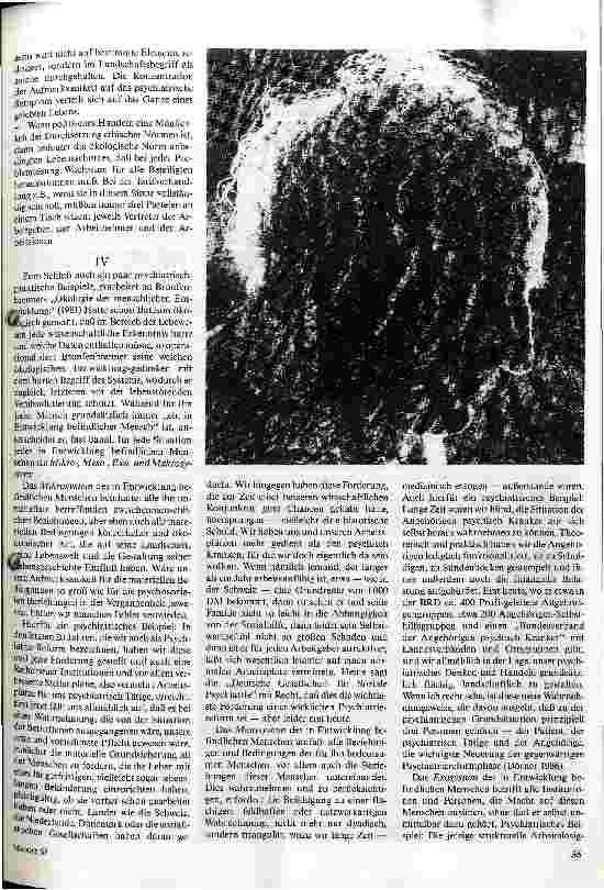 Vorschauseite 4: Vom Psychiater zum Ökiater - Der Beitrag ökologischen Denkens zum Verständnis psychischer Erkrankungen und psychosozialen Handelns
