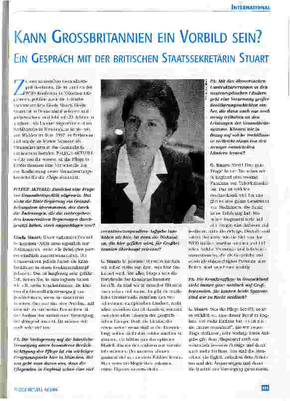 Vorschauseite 1: Kann Großbritannien ein Vorbild sein?