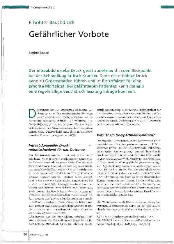 Vorschauseite 1: Gefährlicher Vorbote