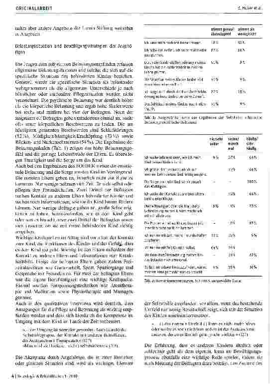 Vorschauseite 4: Atemtherapie im Rahmen eines Gruppeninterventionsprogramms für Angehörige von Kindern im Wachkoma Ergebnisse einer qualitativen Studie