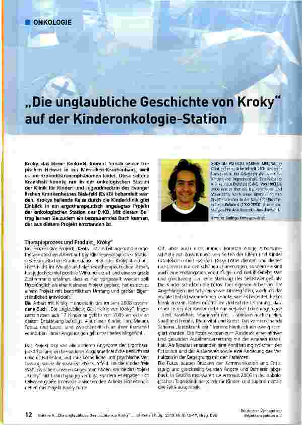 Vorschauseite 1: Die unglaubliche Geschichte von Kroky auf der Kinderonkologie-Station