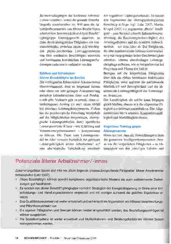 Vorschauseite 2: Potenziale älterer Arbeitnehmer unterstützen