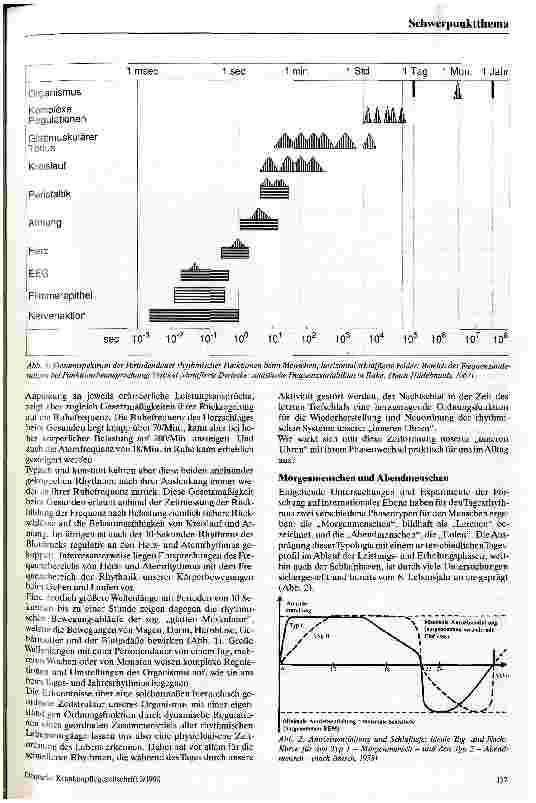 Vorschauseite 2: Uhren, die das Leben stellt Lebensrhytmus und Alltag