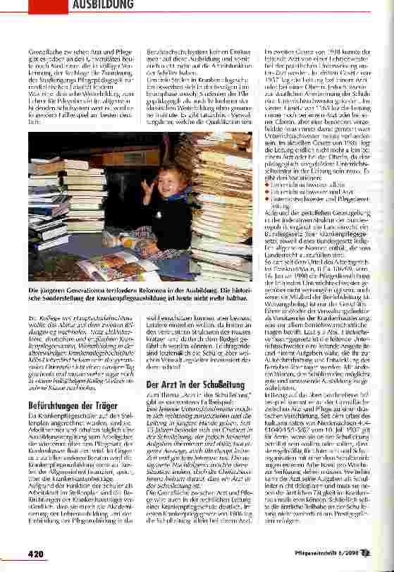 Vorschauseite 2: Grenzfläche zwischen Arzt und Pflege