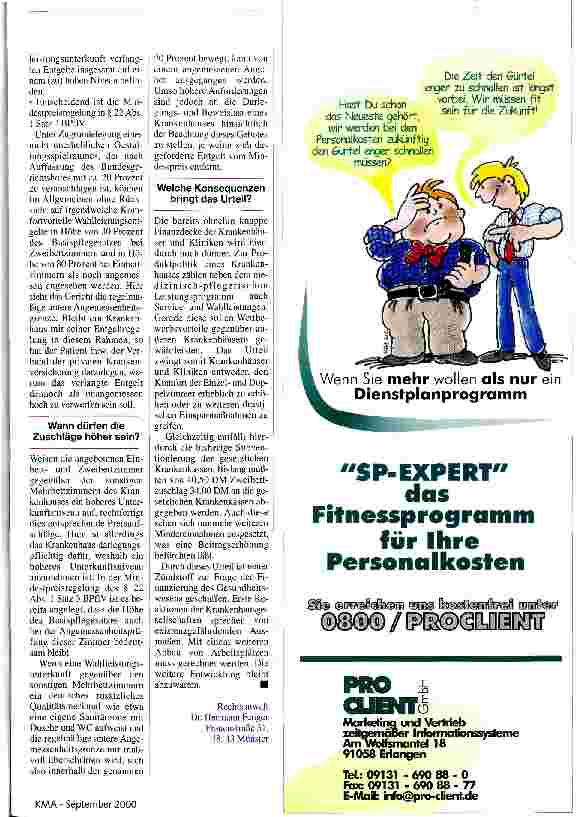 Vorschauseite 2: BGH reglementiert nichtärztliche Wahlleistungsentgelte - was nun? Recht für den Klinik-Manager / BGH-Urteil zu Wahlleistungszuschlägen