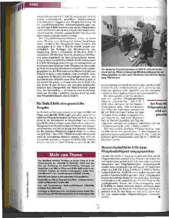 Vorschauseite 2: Haushaltshilfe als Teil der Pflege