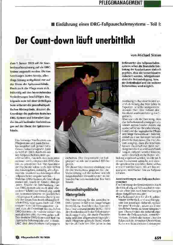 Vorschauseite 1: Der Count-down läuft unerbittlich