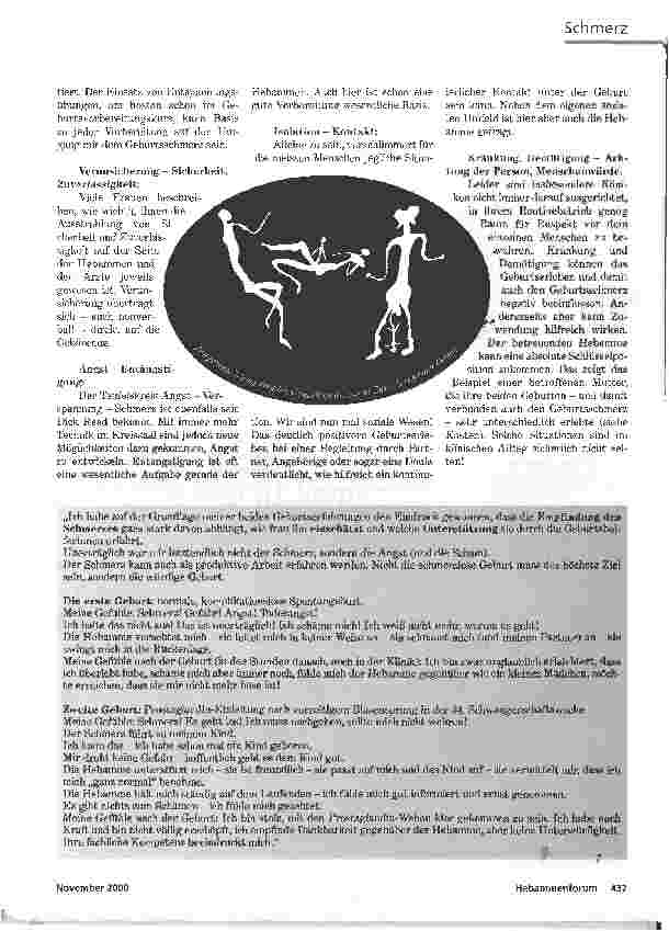 Vorschauseite 2: GEBURTSSCHMERZ AUS PSYCHOSOMATISCHER SICHT