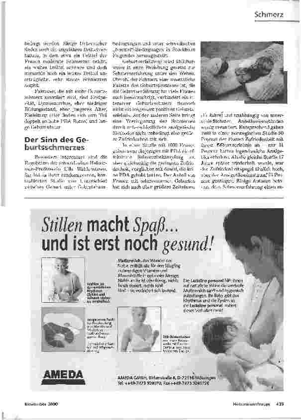 Vorschauseite 4: GEBURTSSCHMERZ AUS PSYCHOSOMATISCHER SICHT