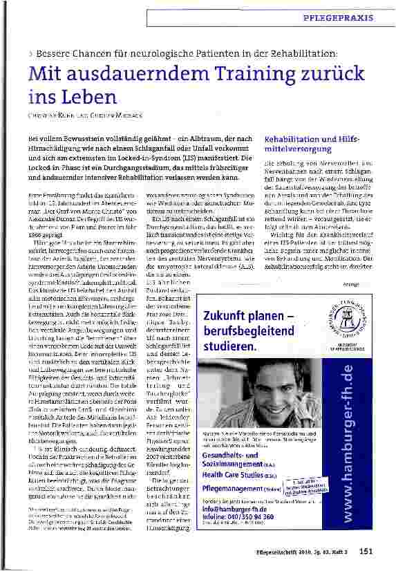 Vorschauseite 1: Mit ausdauerndem Training zurück ins Leben