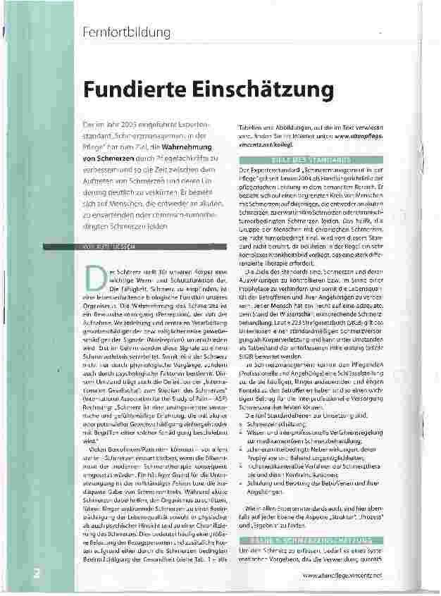 Vorschauseite 1: Fundierte Einschätzung