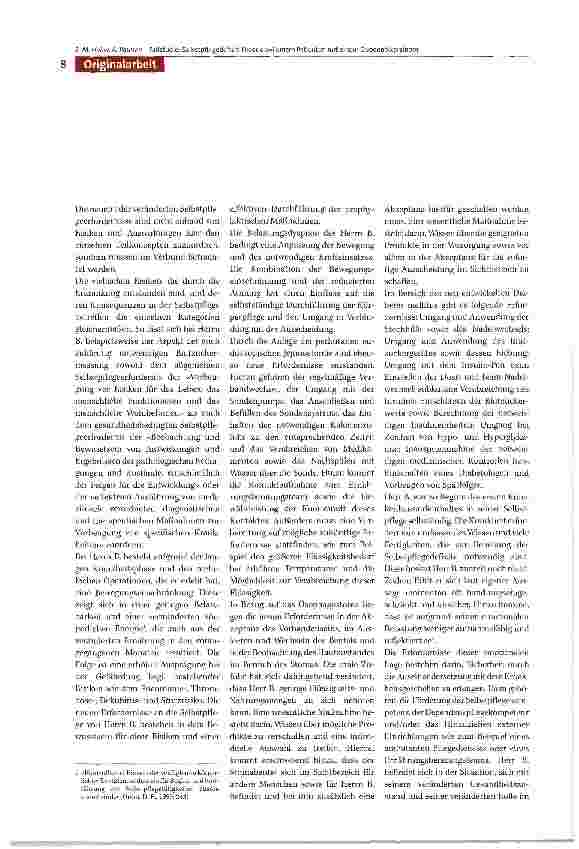 Vorschauseite 4: Fallstudie: Praktische Anwendung der Selbstpflegedefizit-Theorie bei einem Patienten mit neuroendokrinem Karzinom des Duodenums