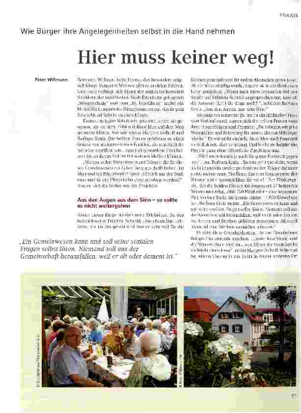 Vorschauseite 1: Hier muss keiner weg!
