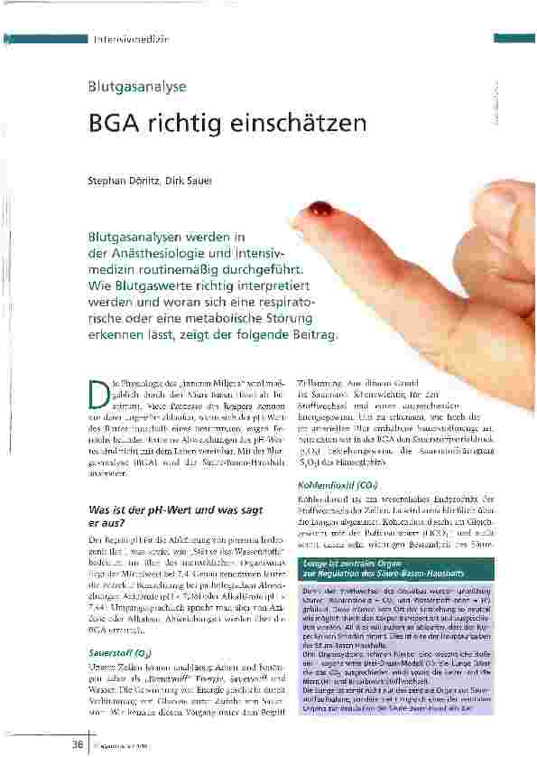Vorschauseite 1: BGA richtig einschätzen