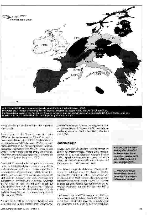 Vorschauseite 3: MRSA - aktuelle Aspekte der Resistenzentwicklung, Pathomechanismen, Epidemiologie und Therapie