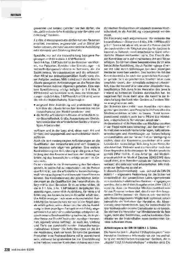 Vorschauseite 3: Instandhaltung in der Medizintechnik