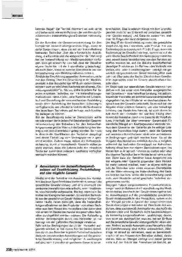 Vorschauseite 5: Instandhaltung in der Medizintechnik