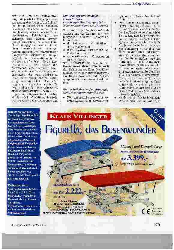Vorschauseite 2: Laufband mit partieller Körpergewichtsentlastungund Gangtrainer:Moderne Ansätze in der Behandlungvon Gangstörungen