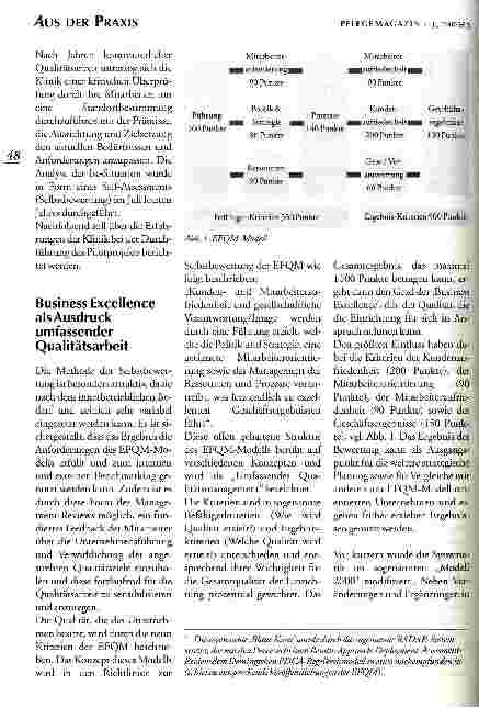 Vorschauseite 2: Das Ziel heißt Business Excellence