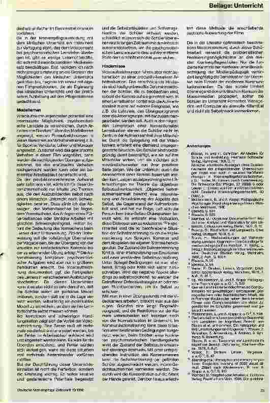 Vorschauseite 6: Zielgerichteter Einsatz neuer Kommunikationsmedien im Krankenpflegeunterricht