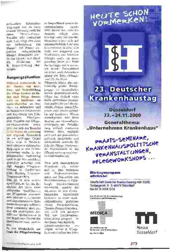 Vorschauseite 2: Die Fachweiterbildung A+I hat ihre Grenzen Untersuchung zu den Möglichkeiten und Grenzen der A+I-Weiterbildung, 1. Teil