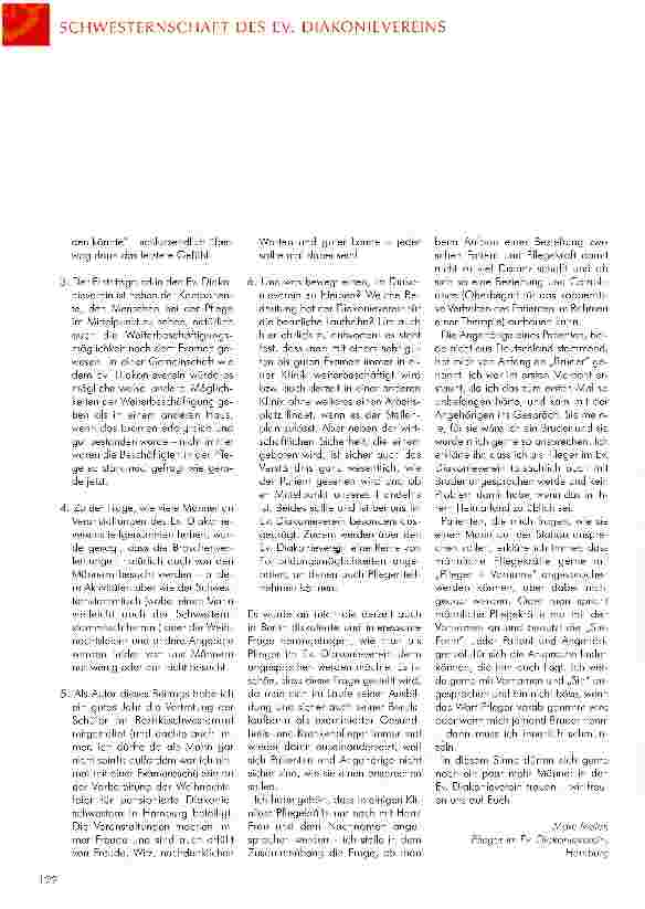 Vorschauseite 2: WIR PFLEGER IM EV. DIAKONIEVEREIN