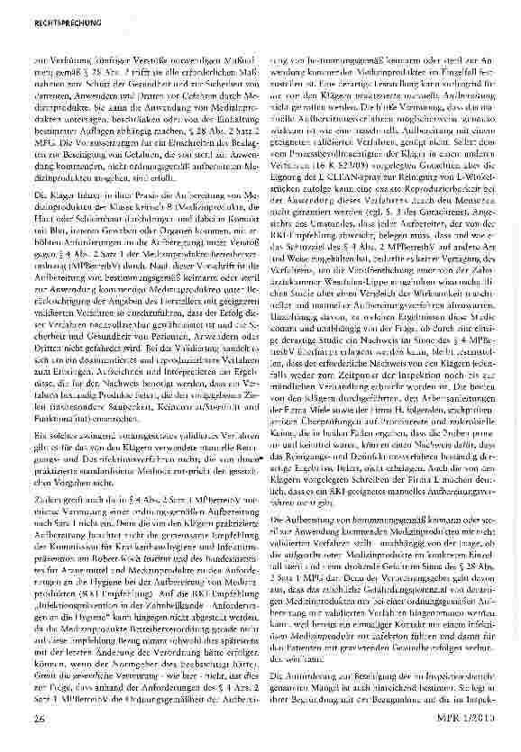 Vorschauseite 3: Anordnung zur Beseitigung von Mängeln in einer Arztpraxis