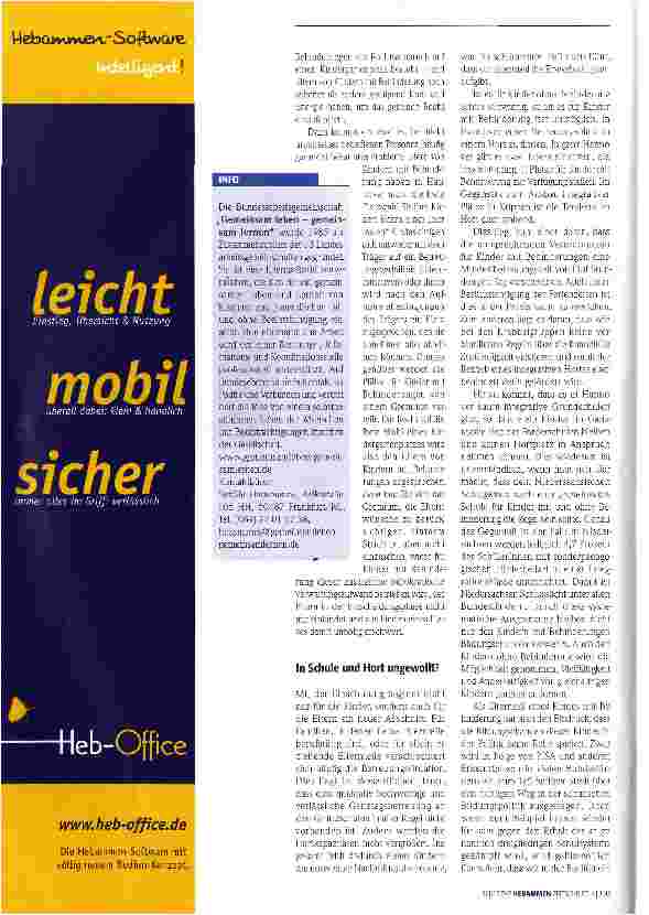 Vorschauseite 2: Fehlende Integration ist die größte Behinderung