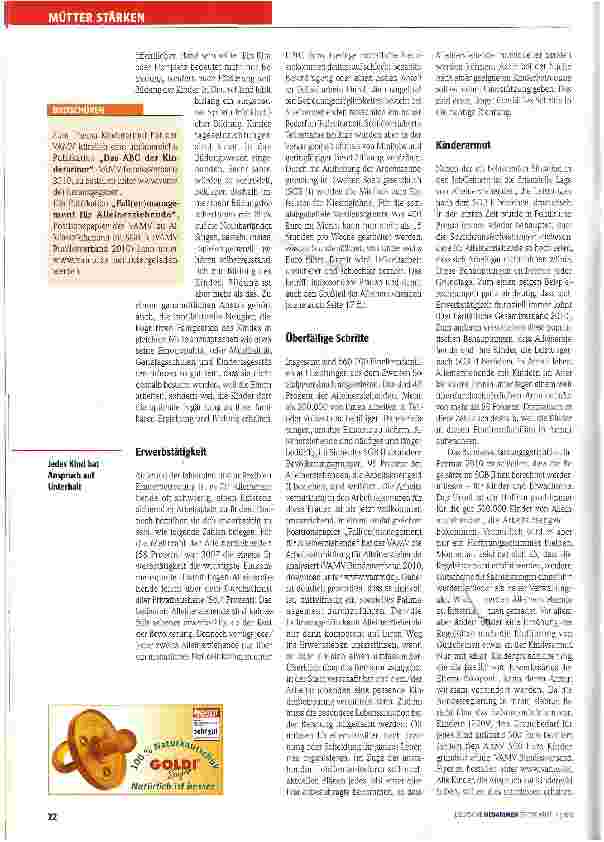 Vorschauseite 3: Balanceakt „alleinerziehend